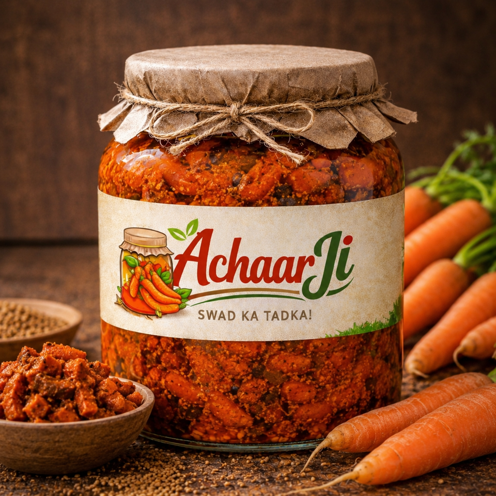 घर वाला Gajar Ka Achaar | 100% Natural & Preservative FREE
