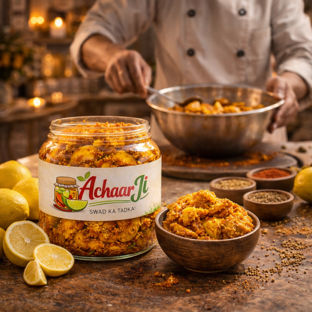 Nimbu Ka Achaar | 100% Natural & Preservative FREE