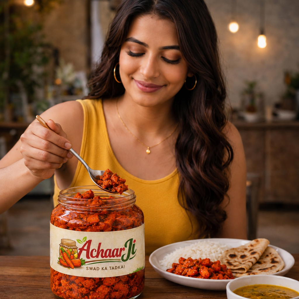 घर वाला Gajar Ka Achaar | 100% Natural & Preservative FREE